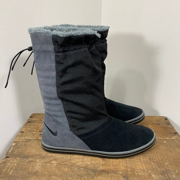 Nike Shoes - Nike Anthracite Gray Mid Calf Suede Boots - Sz 10